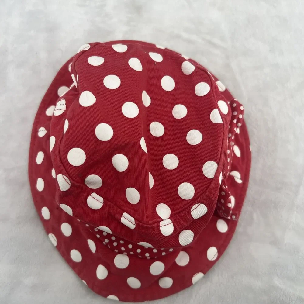 Disney Parks Minnie Mouse Child Polka Dot Bucket Hat